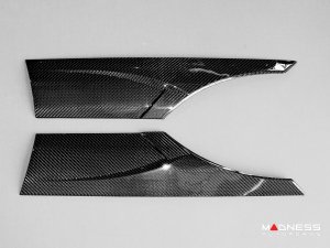 Jaguar F-TYPE Exterior Trim - Side Fender Panel Trim Kit - Carbon Fiber
